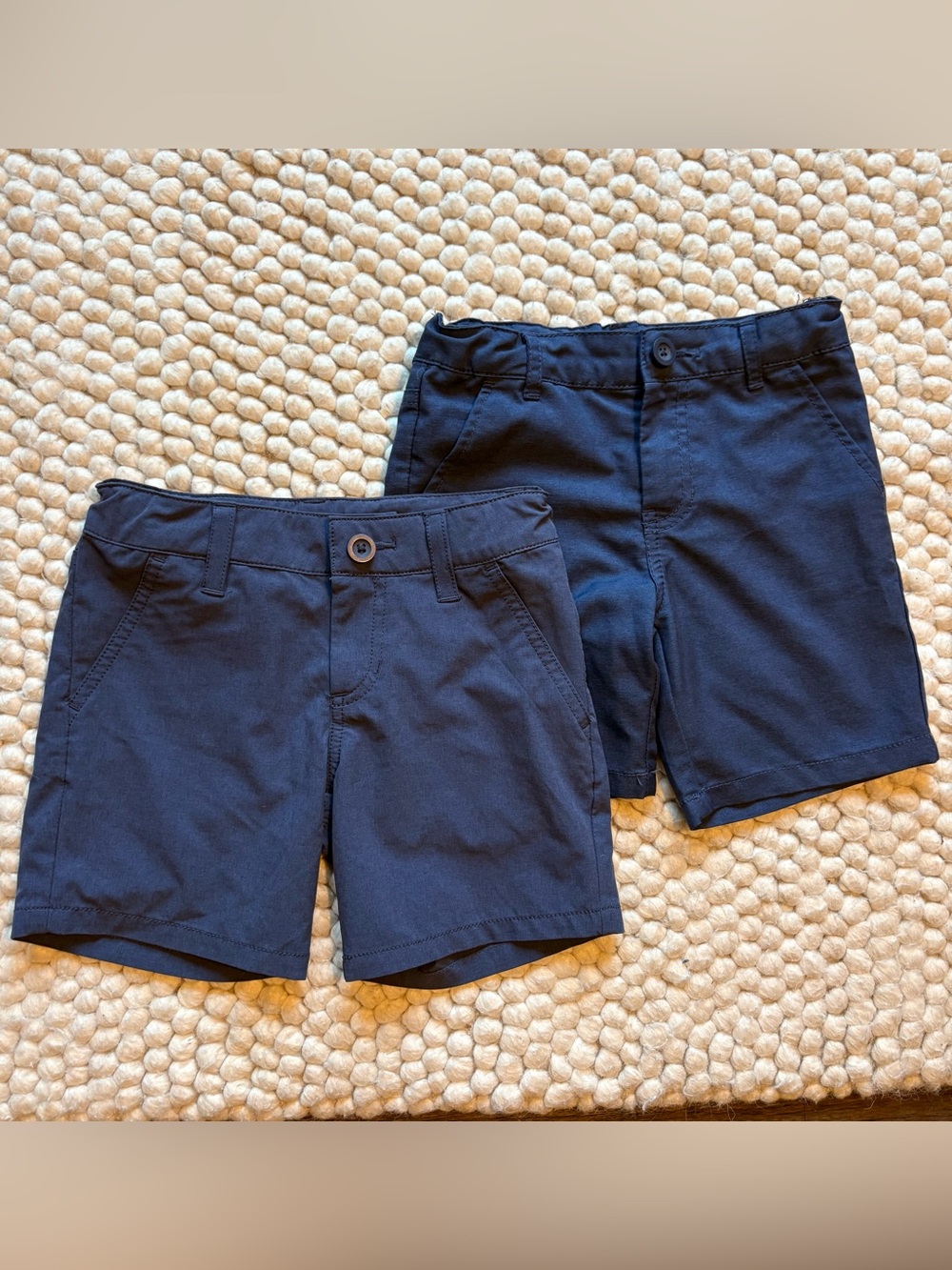 Boys Cat & Jack Navy Blue Performace Fabric School Uniform Golf Shorts sz 5